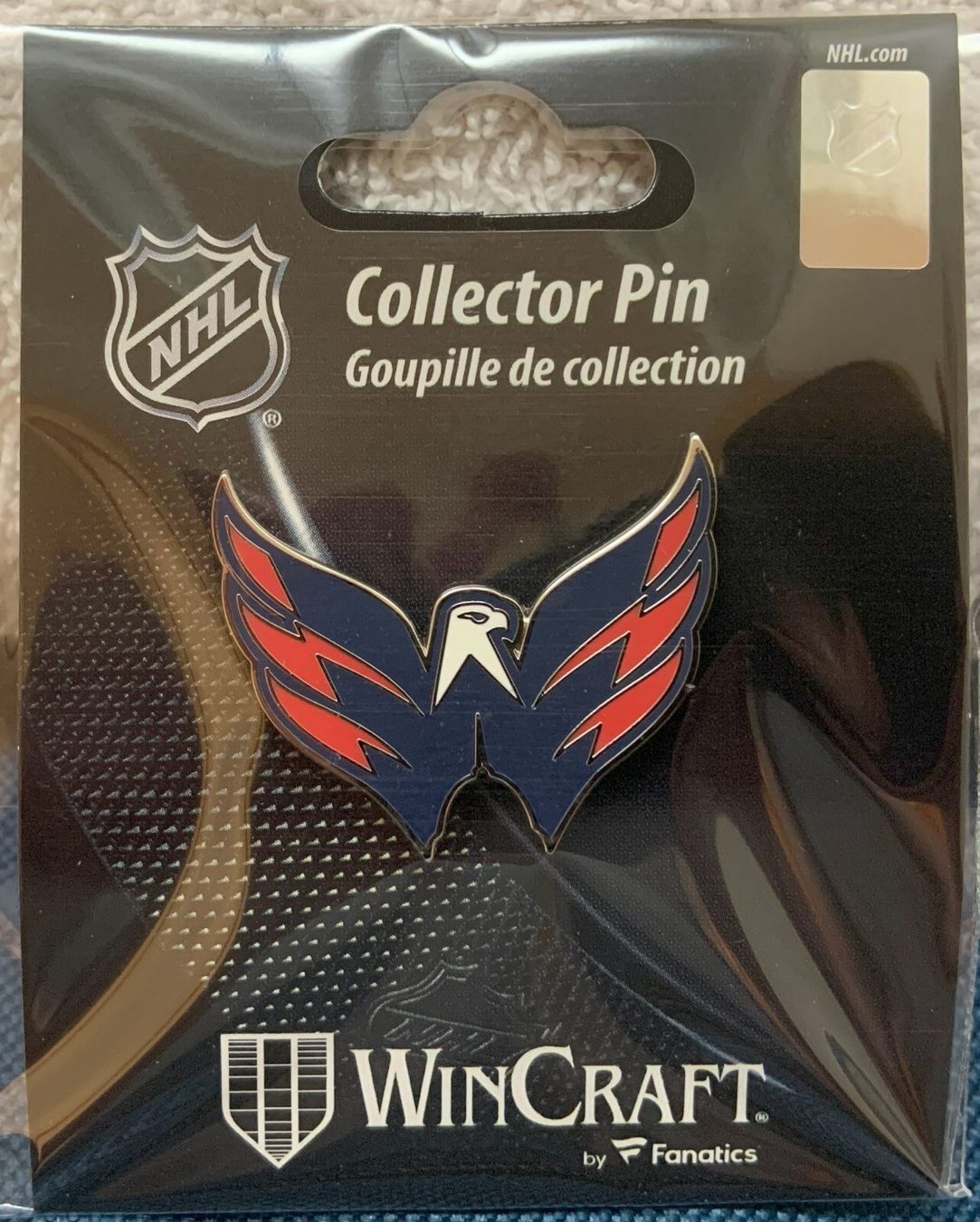 NHL Placchette & Badge: Washington Capitals Secondari Logo Pin NHL – Nuovo e nell'imballaggio originale da Osogna venduto da goodthingme