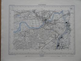 Solothurn Biberist Zuchwil Bellach Siegfriedkarte 1:25'000