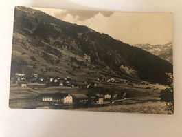 Ansichtskarte Engi  Vorderdorf mit Stempel 3.10.23 GLARUS