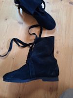 Wildleder-Schnürstiefel, Gr. 42, Wildleder, Leonardo Carbone