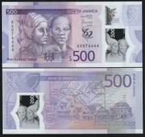 Jamaika 500 Dollars UNC 2022