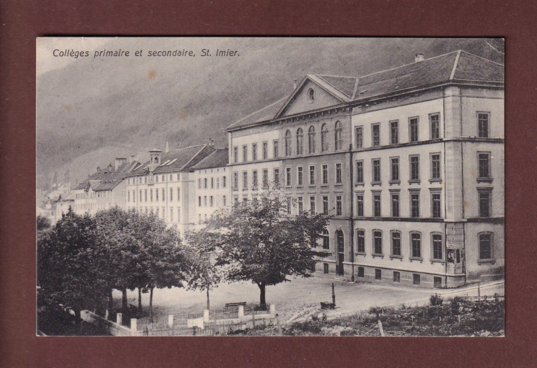Cartes postales: ST. IMIER - Collèges - 1911 – D'occasion à Pully par nicecards-shop