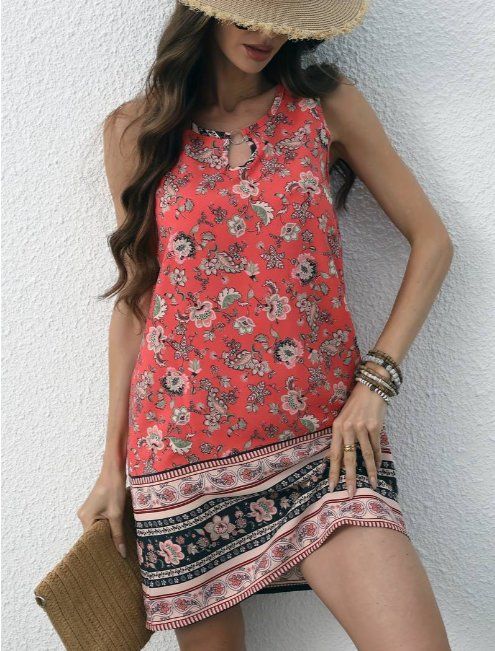 Vestiti: Cooles Sommerkleid mohnrot Gr. S - 226172 – Usato da Küssnacht am Rigi venduto da Good4Deckeli 2