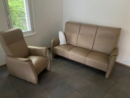 Canapé et fauteuil en cuir - gratuit