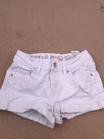 Mädchen Shorts weiss 134