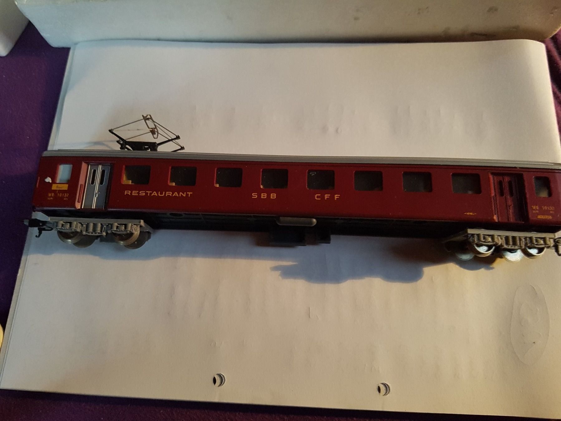 Lima Modellini di ferrovie: Lima 1023 SBB Restaurantwagen L18 – Usato da Schwarzenburg venduto da Flamingo07