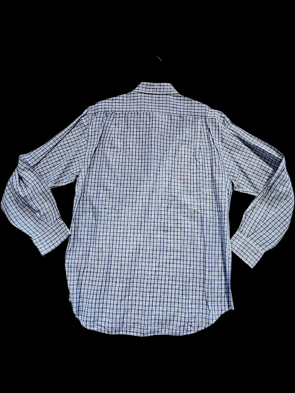 Camicie: New England Herren Blau Kariertes Button-Down Hemd - Größe – Usato da Zug venduto da vinokilo 3