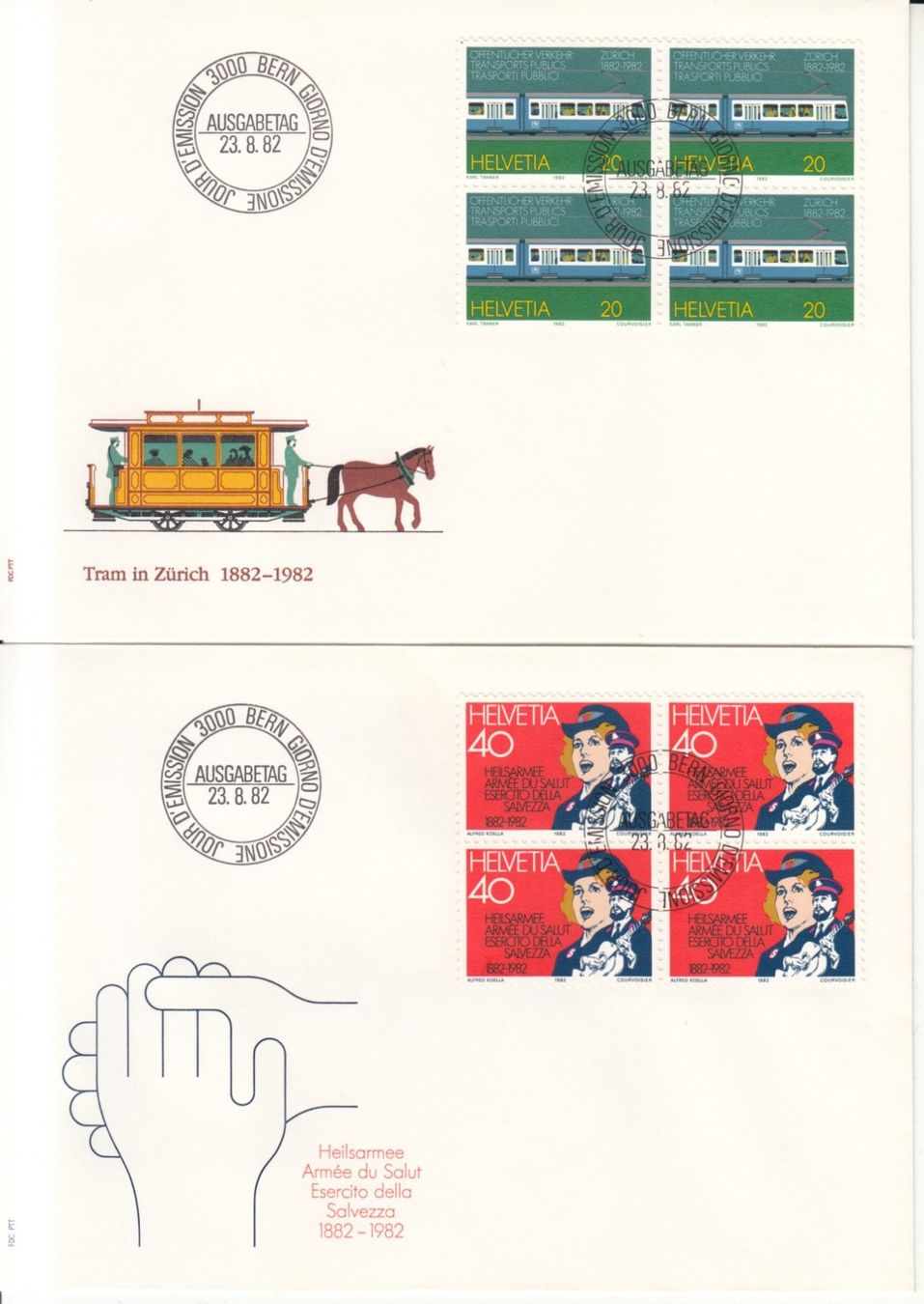 Tutti i francobolli: SBK 672 - 675 4er Block FDC – Usato da Bürglen TG venduto da StampGraf 1