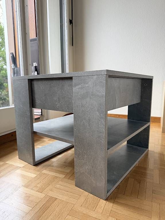 Tavoli: Table basse effet béton vidaXL – Usato da Coppet venduto da LeslieAnnArm