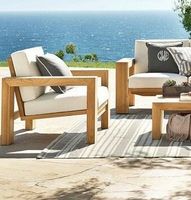 Sessel Outdoor Gartensessel Loungesessel Teak Gartenmöbel