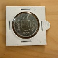 Schweizer Silbermünze 5 Franken 1966