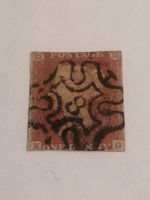 One Penny Red 1841, NR. 8 im Malteser Stempel 