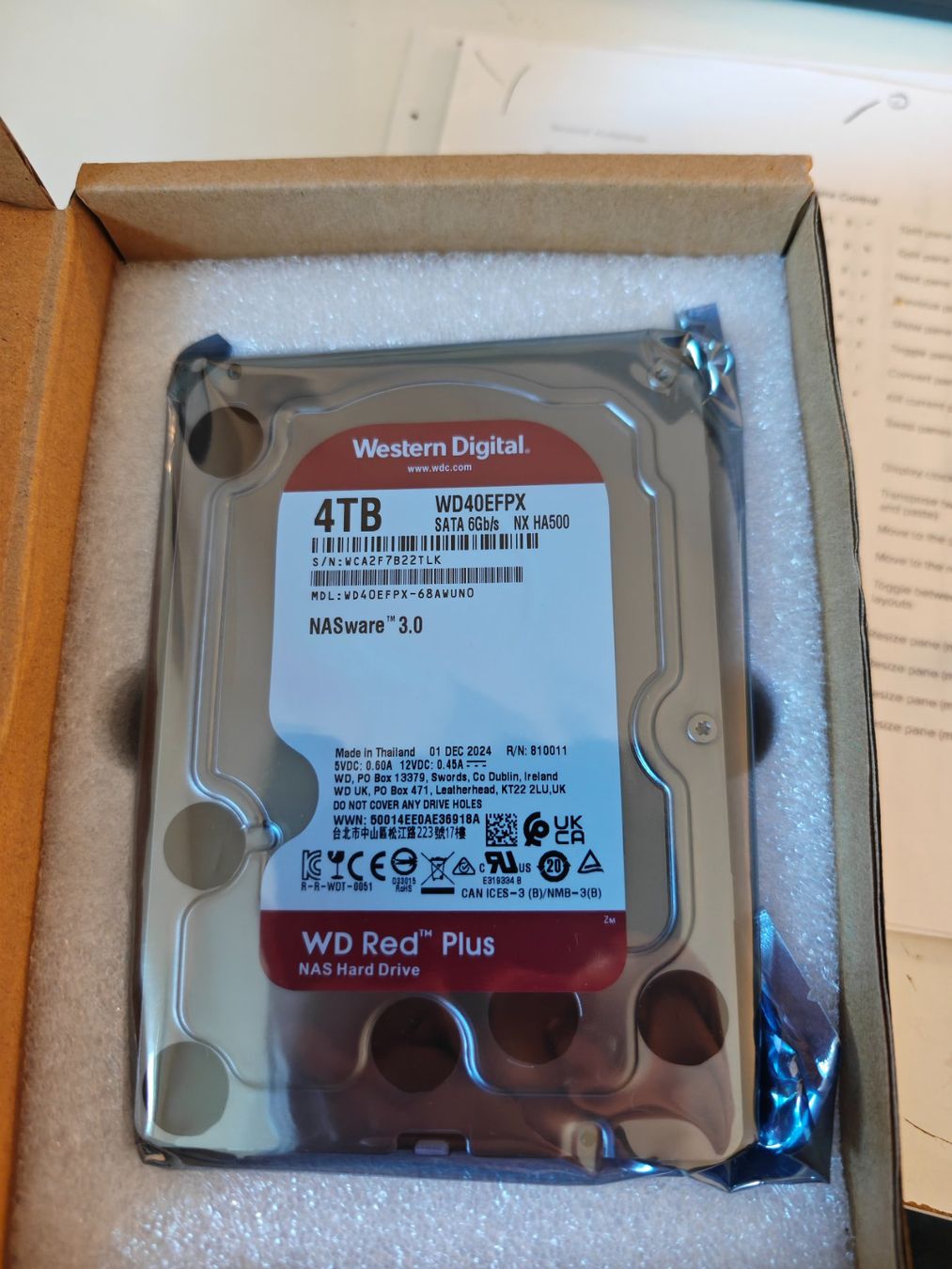 Western Digital Harddisks: Disque 4TB WD RED PLUS – Neu und originalverpackt aus Châtel-St-Denis von fab_y8xk