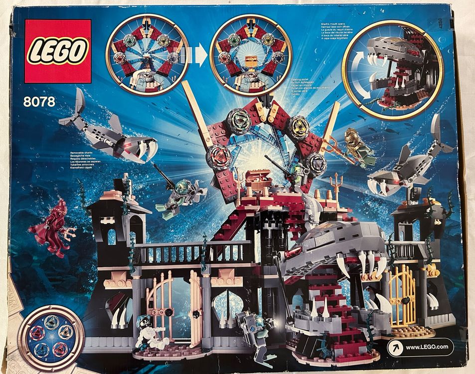 Lego Atlantis Set 8078 - Portal Of Atlantis / Grosse Haifest (Gebraucht ...