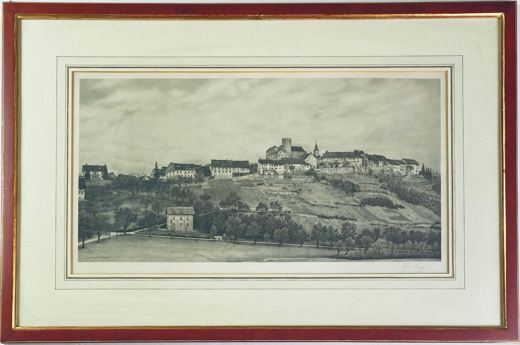 Poster & Bilder: Louis Saugy - Regensberg 1906 – Gebraucht aus Basel von bigmbh 1