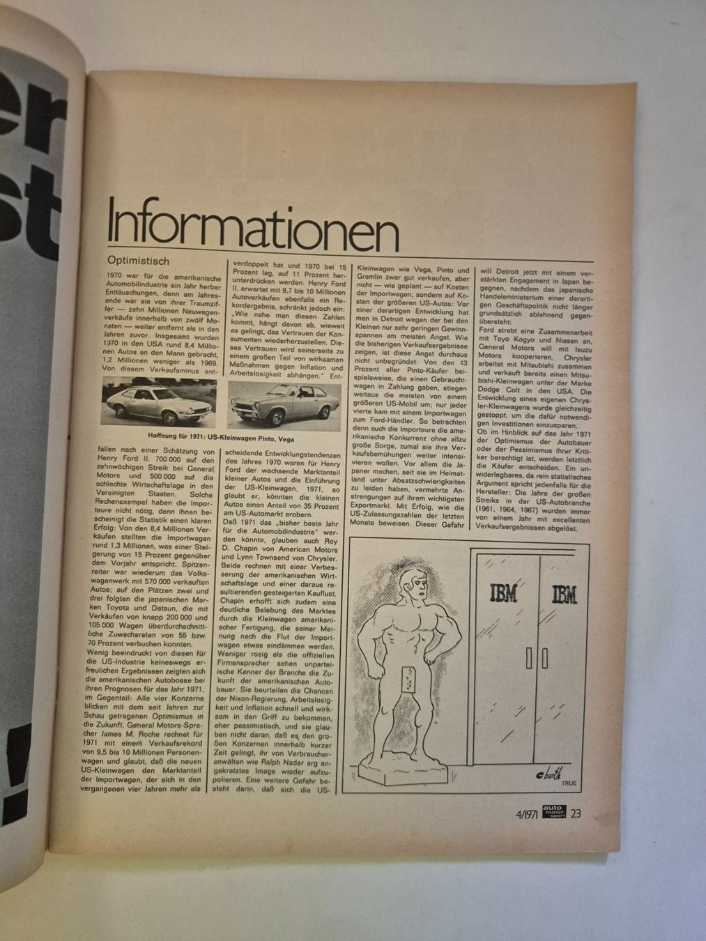 Riviste & Magazine: Auto Motor und Sport Heft 4/1971 – Usato da Langendorf venduto da zvonu161 3