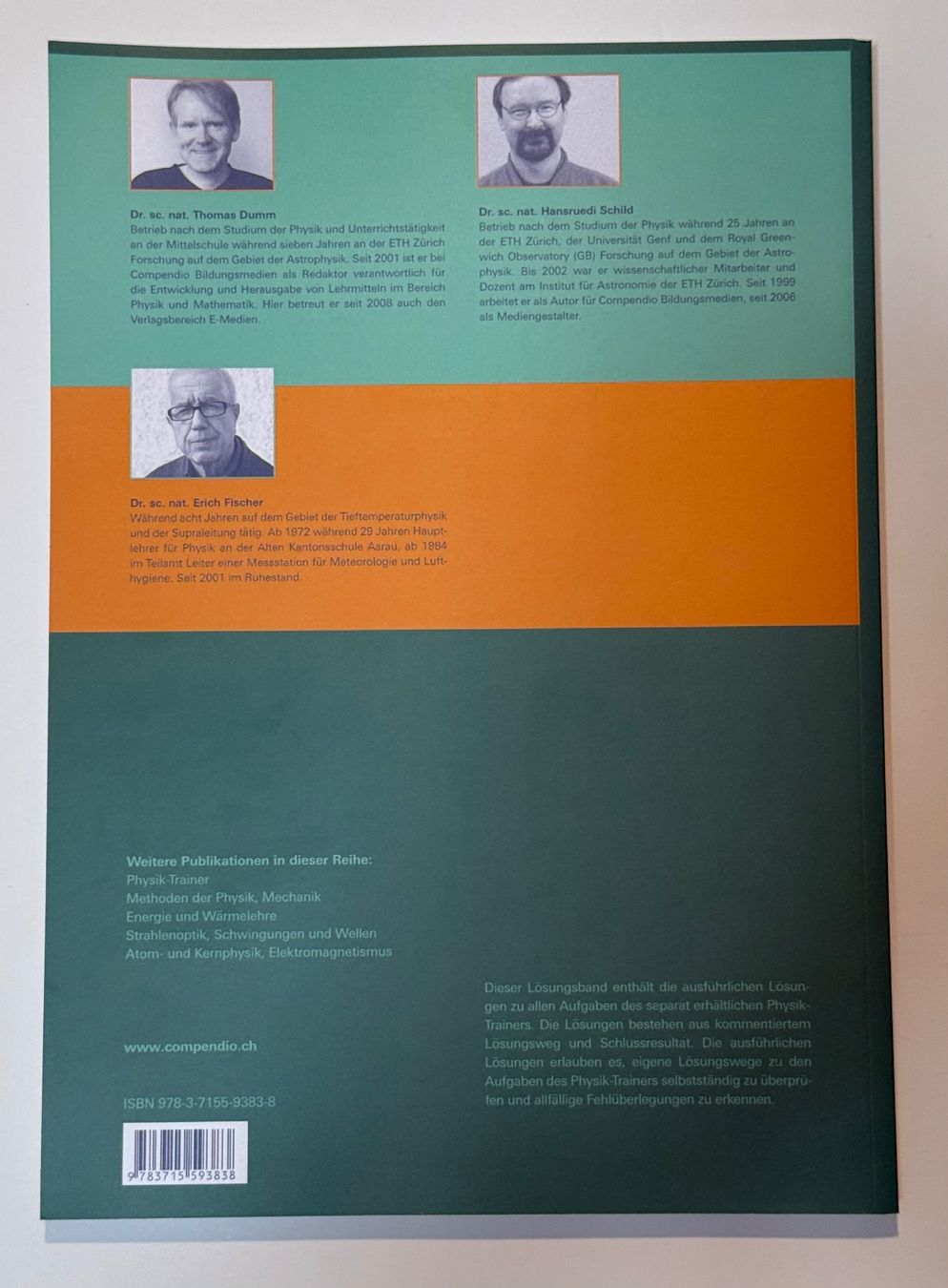 Livres: Physik-Trainer – Lösungen | Compendio – D'occasion à Rapperswil SG par Maria_________ 1