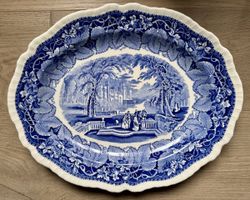 Antike Mason‘s VISTA Servierplatte Schale Platte