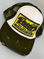 Cap, Olivgrün/Beige