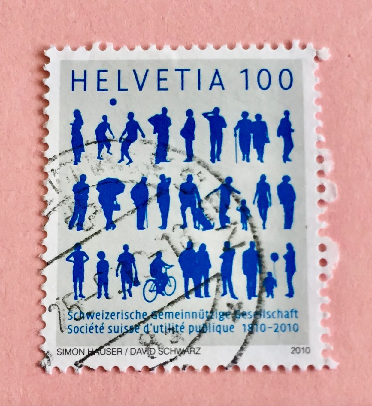 Tutti i francobolli: Nr.1354 mit Stempel 200 j.Schw.Gemeinn.Gesellschaft 2010    – Usato da Aarau venduto da Billa007