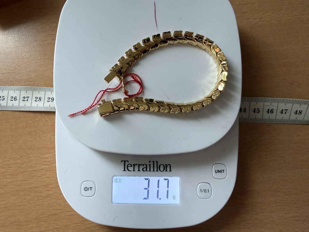 Armbänder & -reifen: ✨Vintage Goldfarbene Armband – Gebraucht aus Lamone von LaCantinaMagica 6