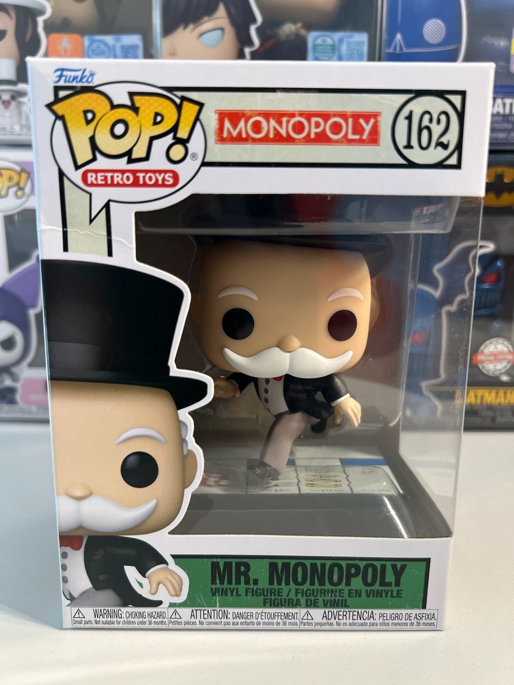 Funko Statuette: Funko POP! Monopoly - Mr. Monopoly (Pass Go) – Nuovo e nell'imballaggio originale da Le Mouret venduto da perfectbijou