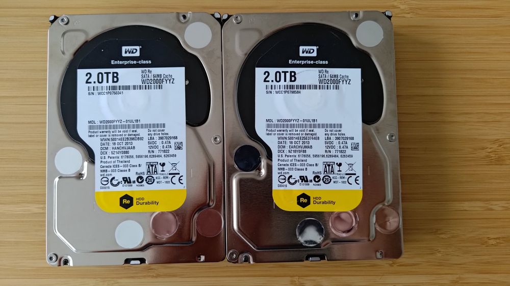 2 x 2TB HDD SATA Western digital (Gebraucht) in Winterthur für CHF 57 ...