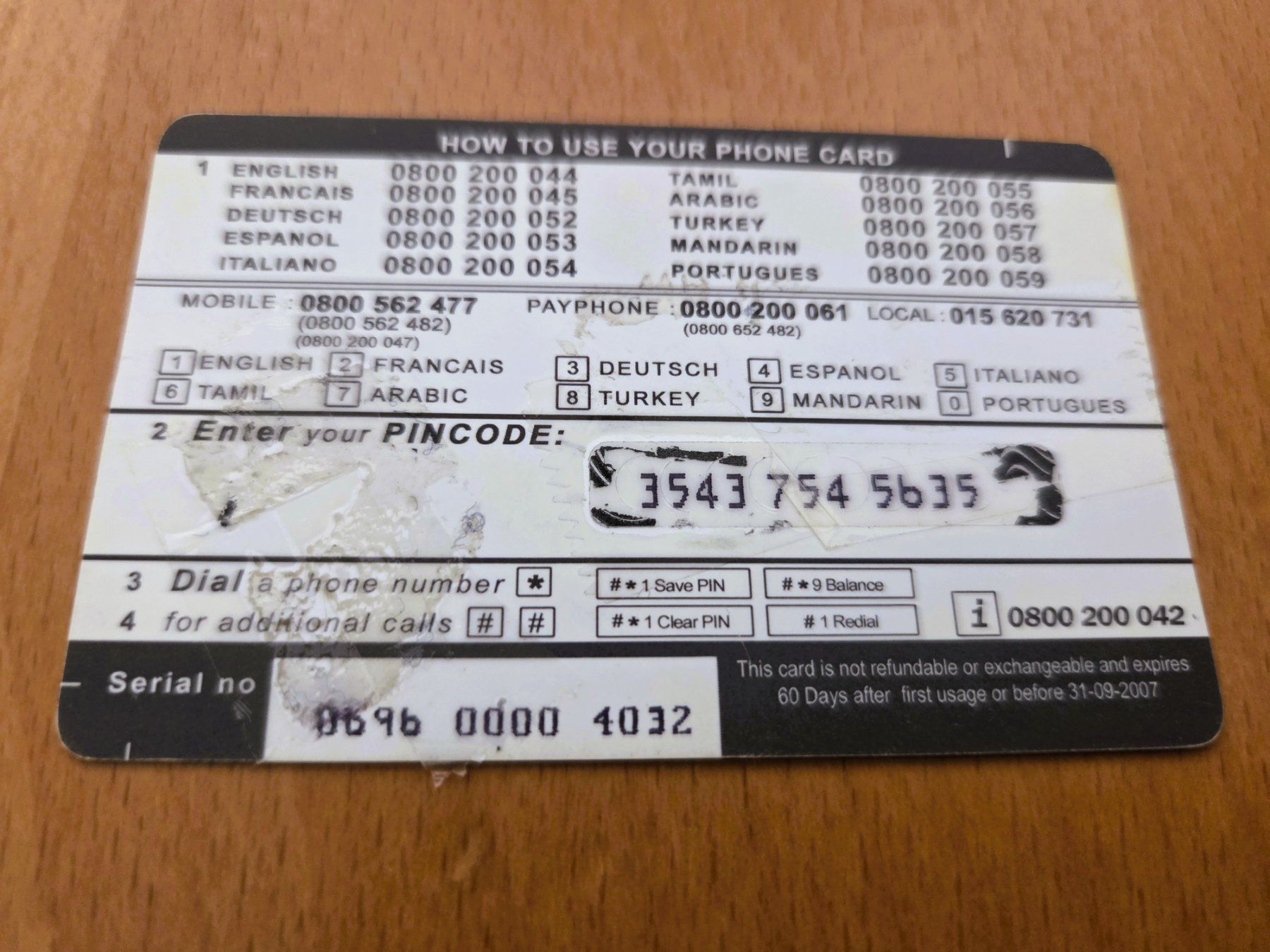 Schede telefoniche: PREPAID - SCHWEIZ – Usato da Brüttisellen venduto da Nighttrain 1