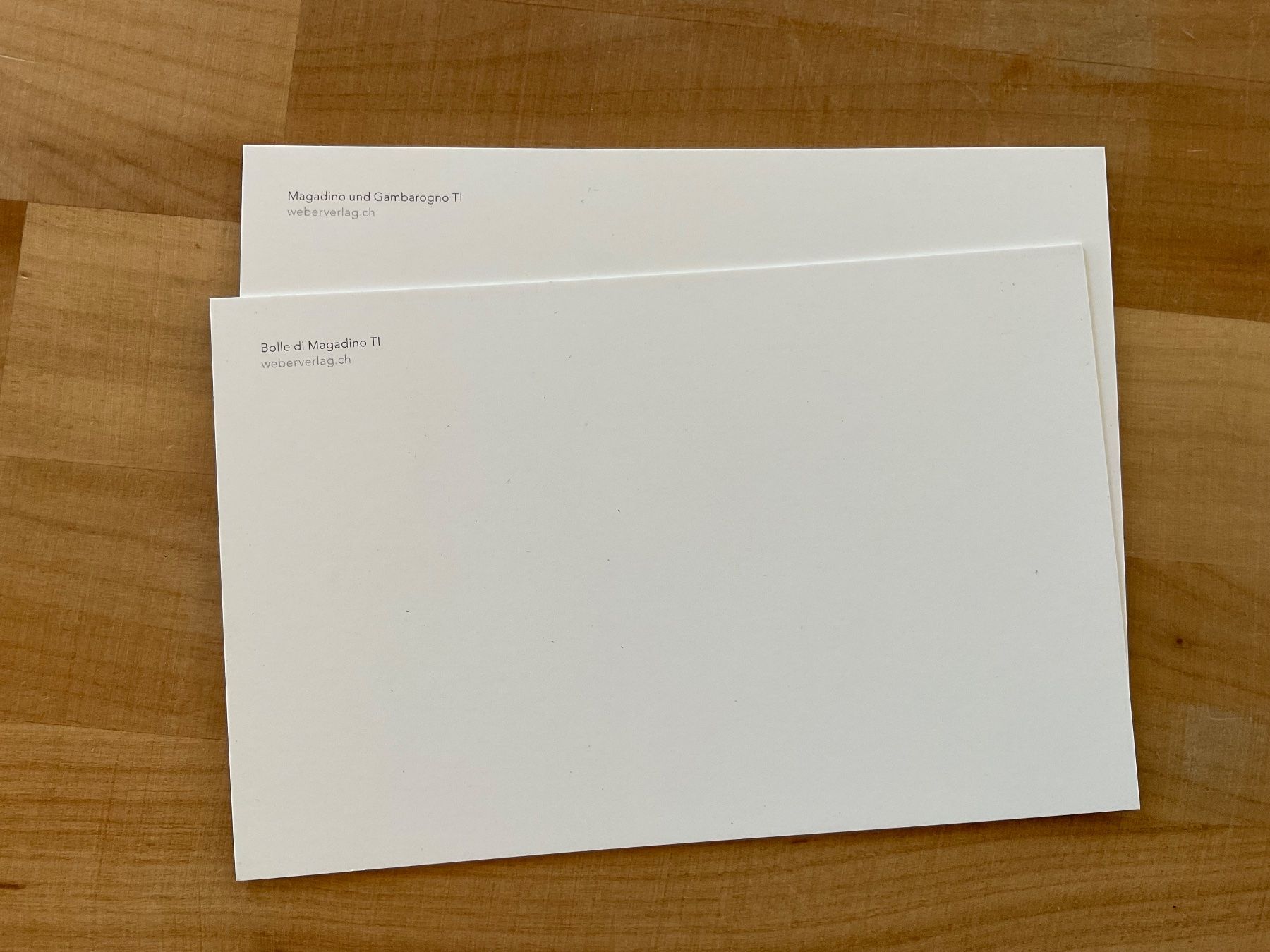 Cartoline postali: 2 AK von Magadino – Nuovo (secondo la descrizione) da Rümlang venduto da Kartenpost1 1