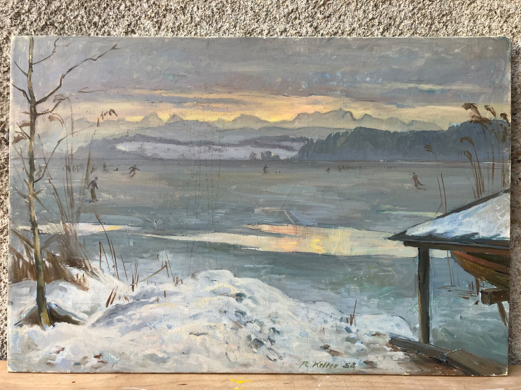 Gemälde: Ölgemälde "Seegfrörni" – Gebraucht aus Wetzikon ZH von artefix
