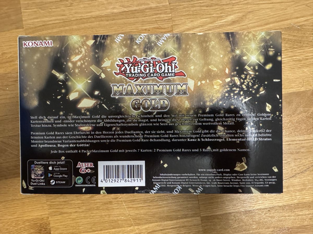 Yugioh Sammelbilder & Trading cards: Maximum Gold - Yu-Gi-Oh! - DE Neu OVP – Neu und originalverpackt aus Emmenbrücke von paj_q8wx 2