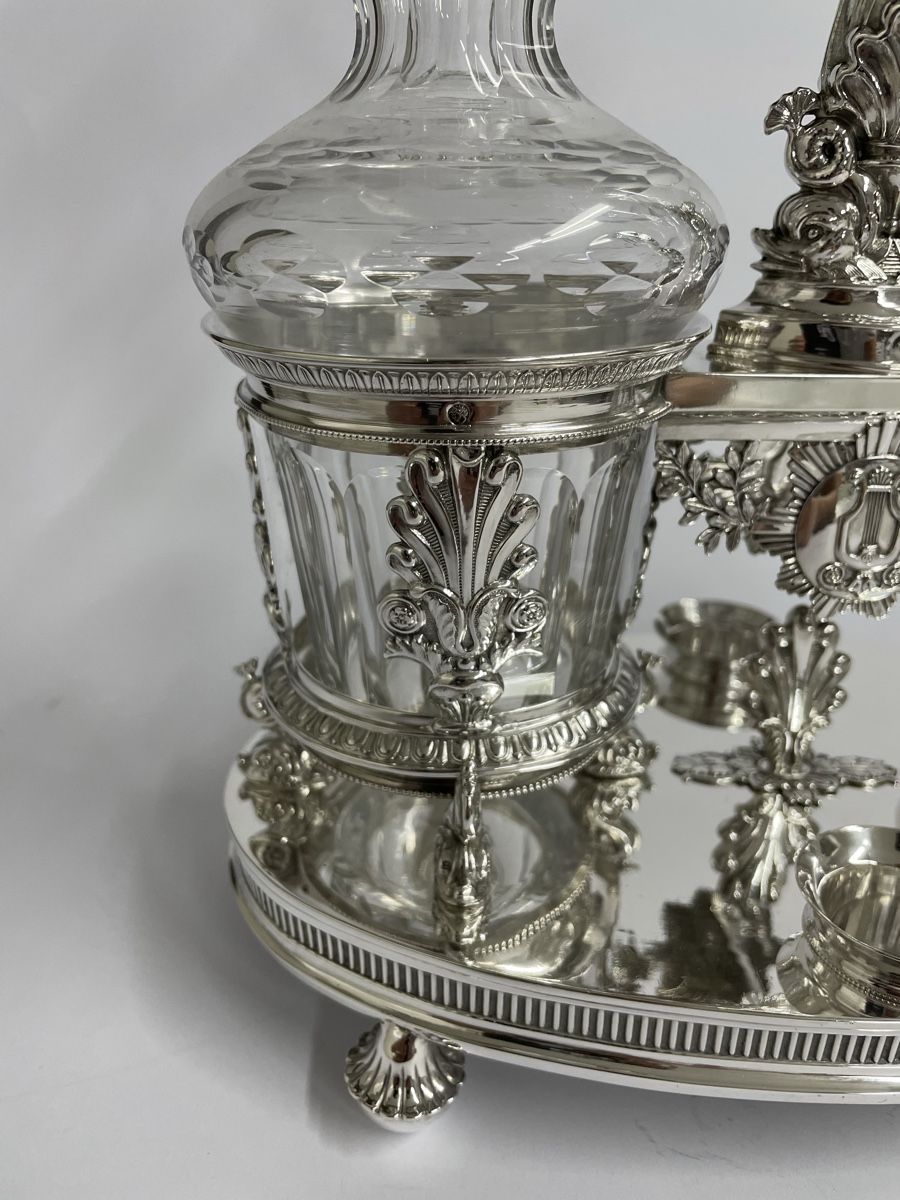 Karaffen: Antikes Silber Öl und Essig set. – Gebraucht aus Zürich von Finn_Derlohn 1