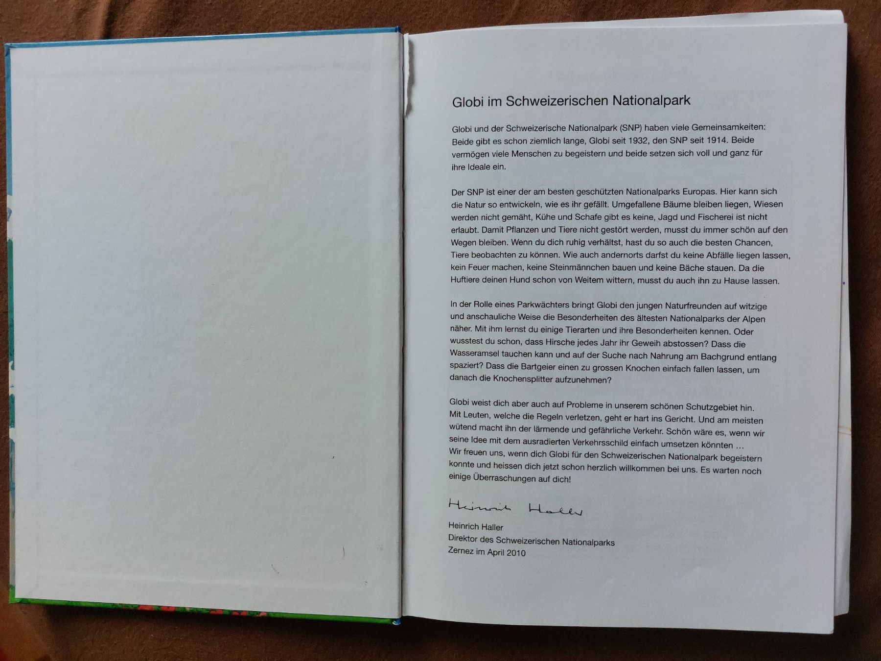 Libri: Globi im Nationalpark /Buch – Usato da Unterseen venduto da Ruia3333 2