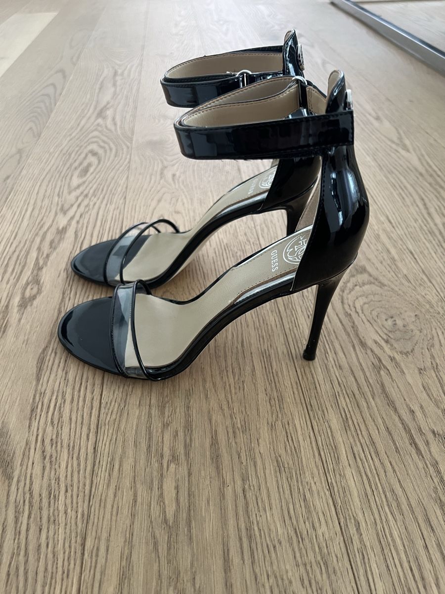 Guess Damenschuhe: Guess High Heels Gr. 38 Schwarz Lack Leder – Gebraucht aus Düdingen von Joeymoey 3