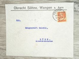 TR20 Enveloppe + Timbre Suisse 1925