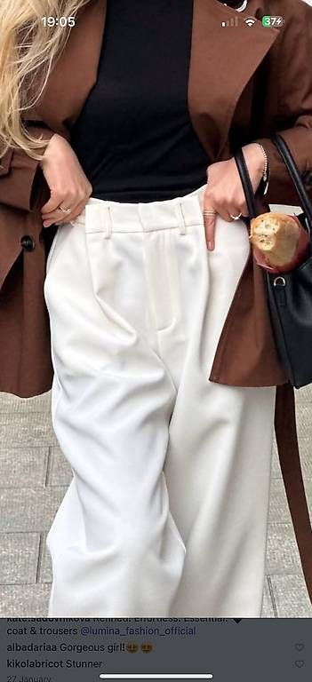 Pantaloni: White pants  – Usato da Genève venduto da eka_c9sf