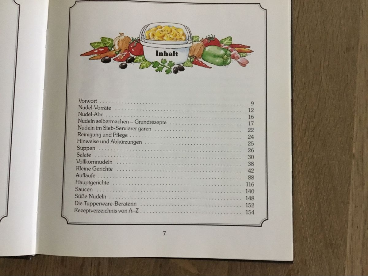 Bücher: Tupperware Nudelgerichte – Gebraucht aus Triesen von Trisuna 1