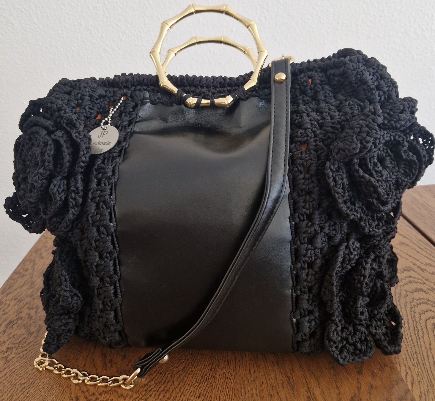 Borse da donna: SAC EN CROCHET HANDMADE – Nuovo e nell'imballaggio originale da Camorino venduto da JPHANDMADE1