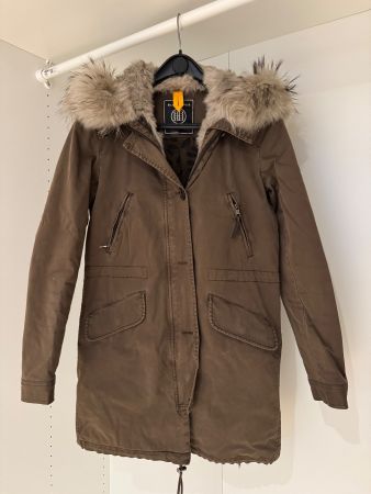 BLONDE N°8 - Parka chaude avec fourrure T.S/36