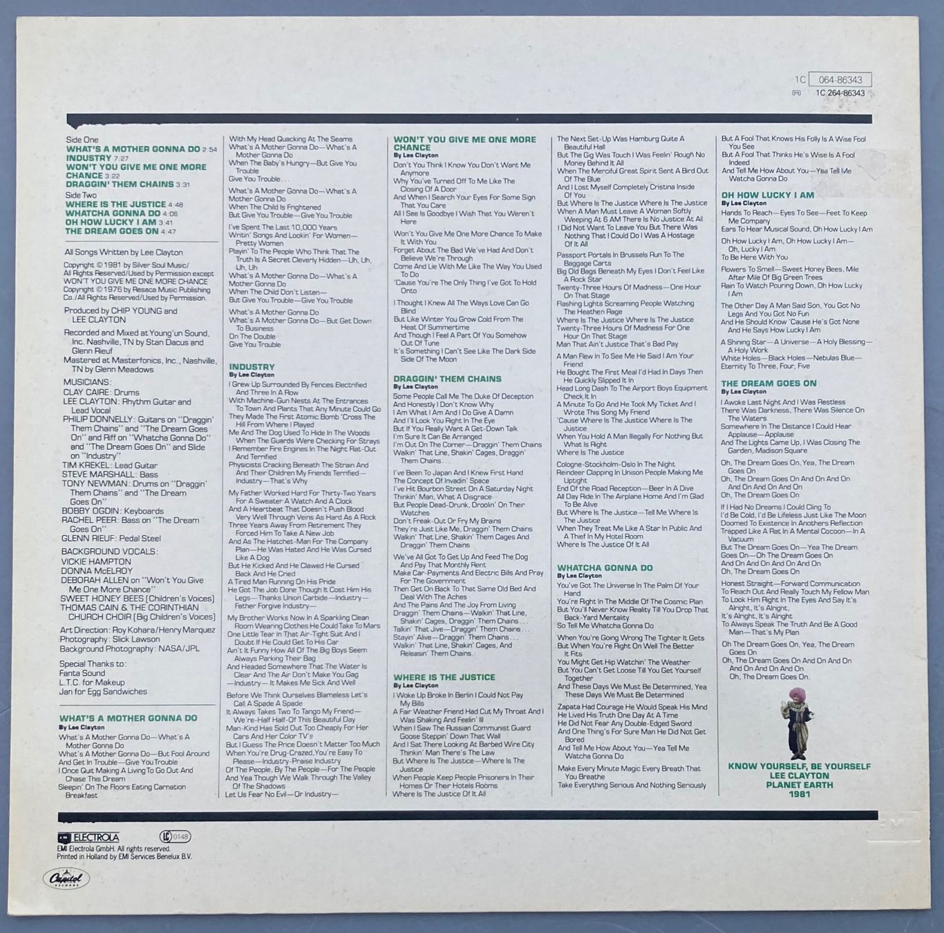 Dischi in vinile: LEE CLAYTON - THE DREAM GOES ON – Usato da Poliez-Pittet venduto da Newtown-Records 1