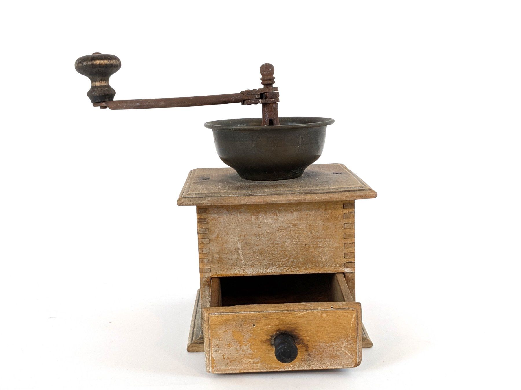 Elettrodomestici da cucina: ANTIKE KAFFEEMÜHLE aus Holz – Usato da Thun venduto da Restwert_Thun 1
