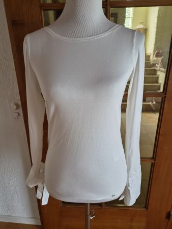 Weisses Langarmshirt von Marc Cain, Grösse N3
