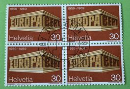 4 er Block Nr.466 mit Vollstempel Bern