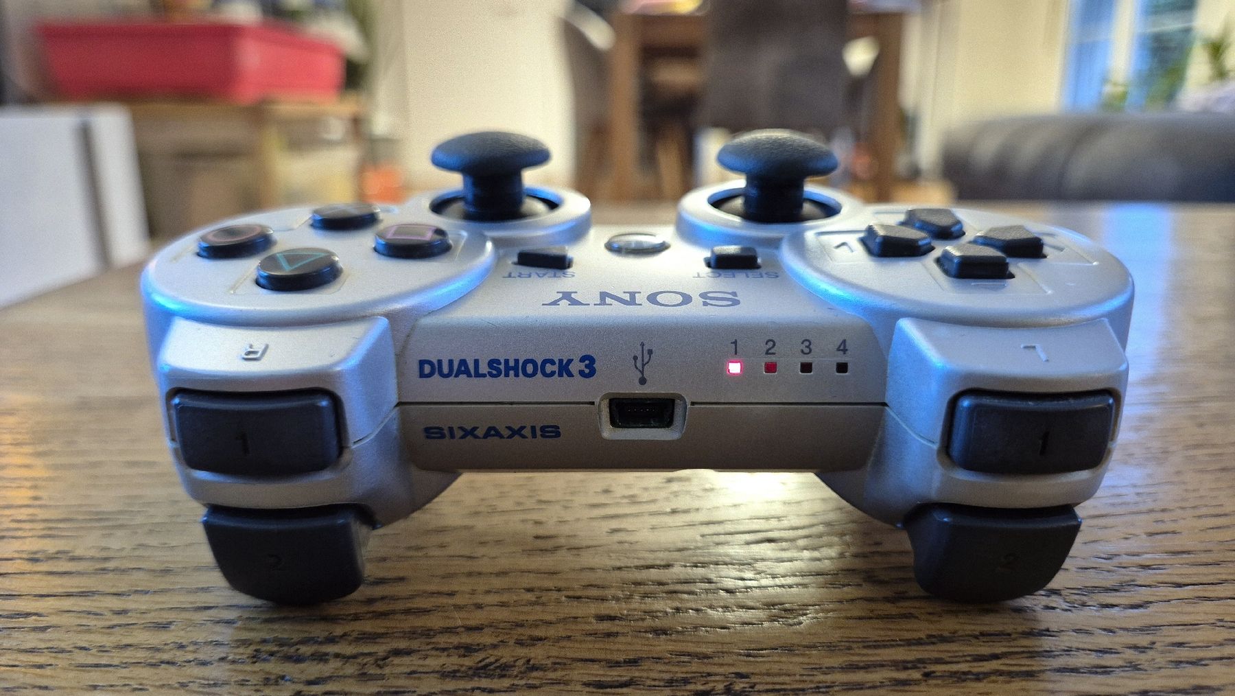 Sony Controller: Original Sony DualShock 3 Controller PS3 – Silber – Usato da Au SG venduto da KonsoleWerk 1