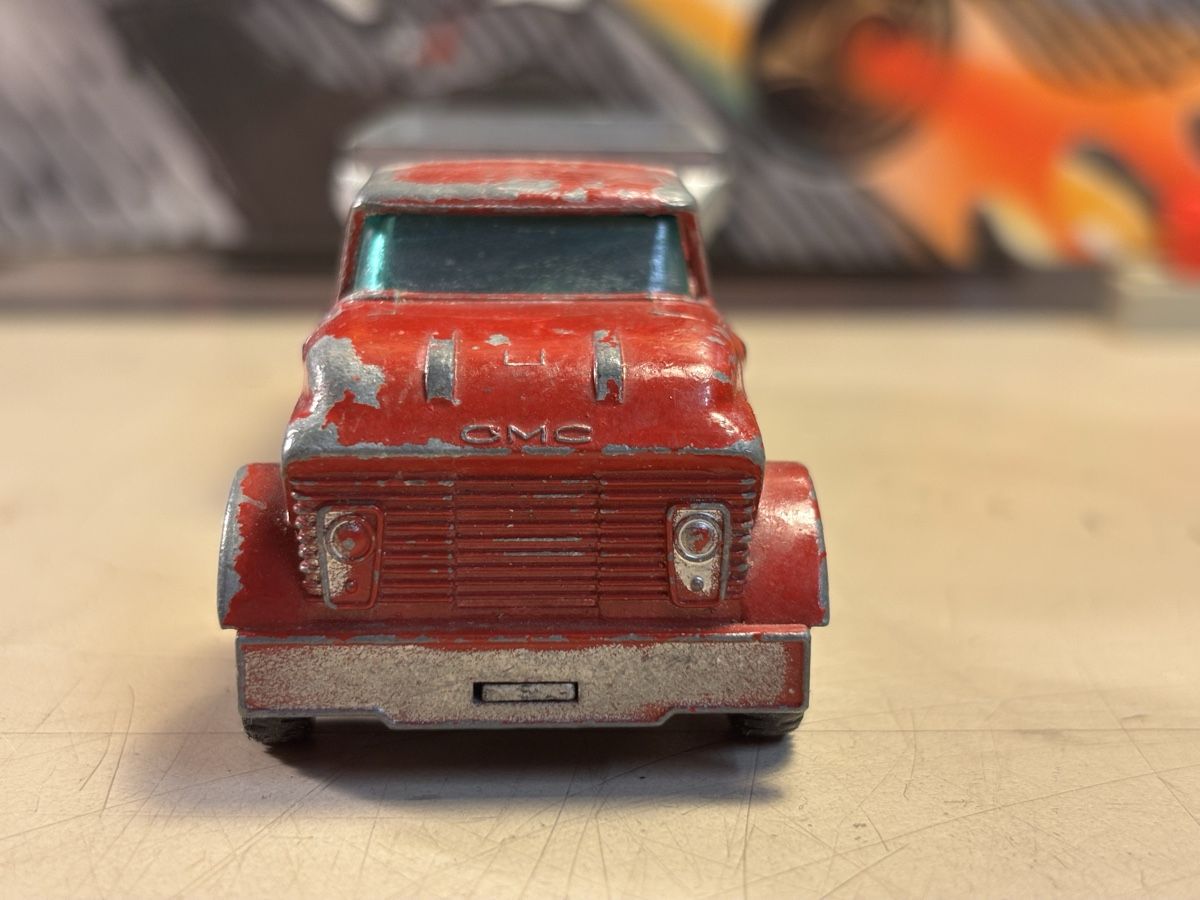 Matchbox Modellini d'auto: Matchbox King Size Fruehauf Hopper – Usato da Möriken AG venduto da Classics16 1