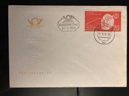 DDR 1959 Ersttagsbrief Landung Lunik II auf dem Mond nicht g