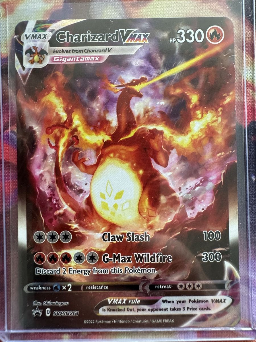 Pokémon Sammelbilder & Trading cards: Charizard Vmax SWSH261 Pokémon promo – Gebraucht aus Altendorf von fivep
