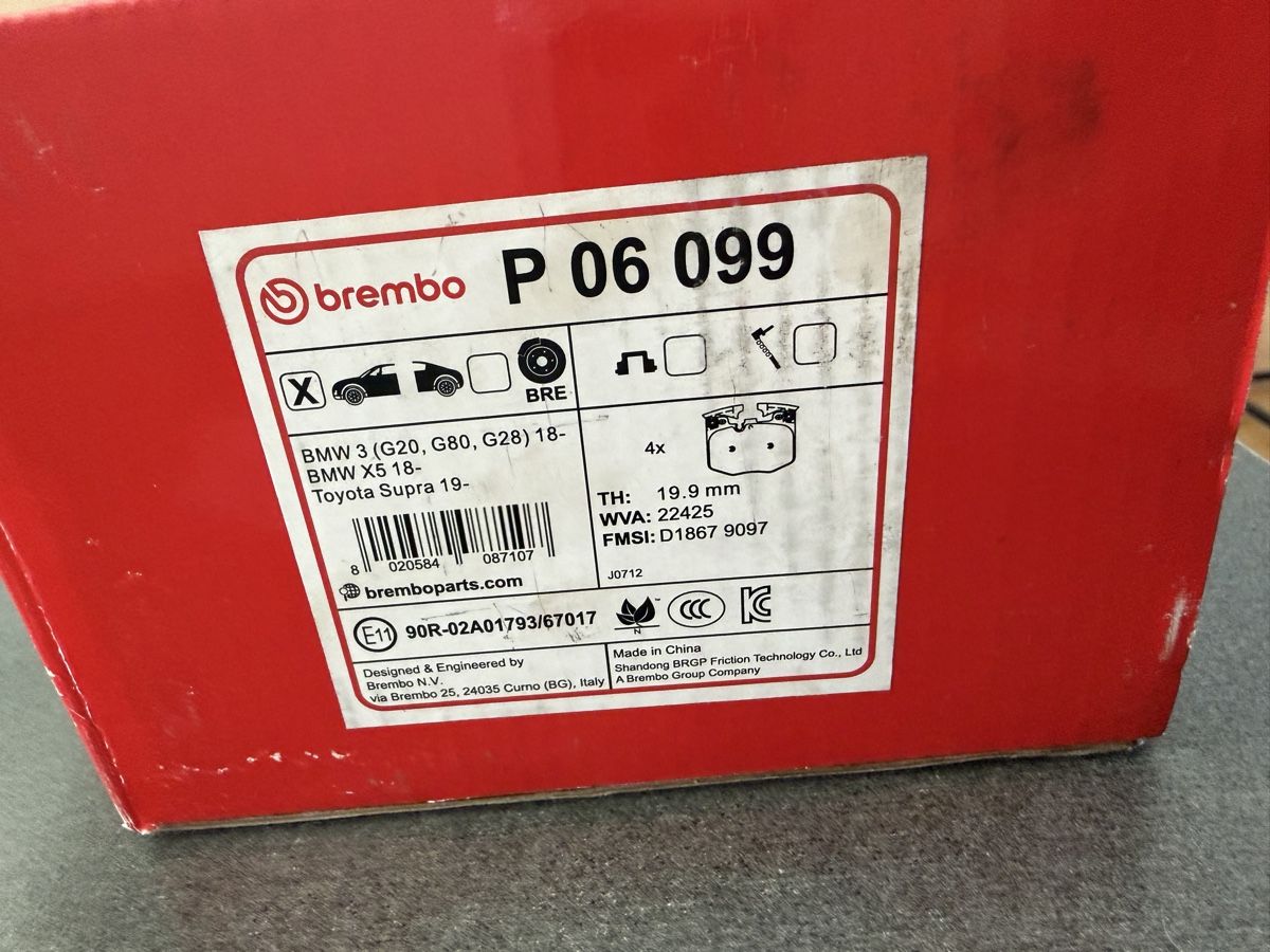 Brembo Tutti pezzi di ricambio auto: Brembo Prime Brake Pads P06099  – Nuovo e nell'imballaggio originale da Gossau SG venduto da mrs_h99 2