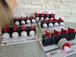 20 x 4-Wege-Verteiler Schlauchverteiler Wasserverteiler
