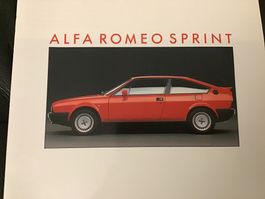 Alfa Romeo Sprint Verkaufsprospekt 16 Seiten Jg. 1988